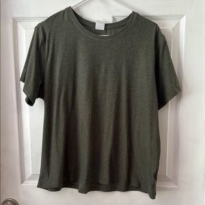 Athletic Works Olive Green Short Sleeve Tee